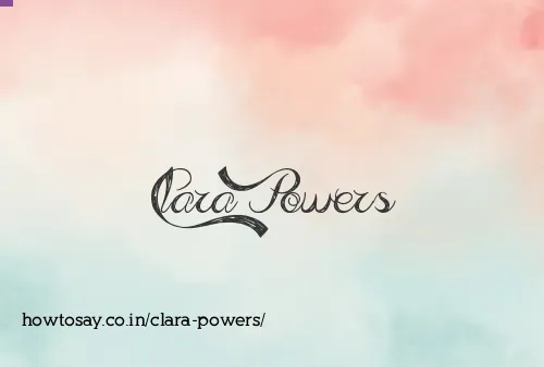 Clara Powers