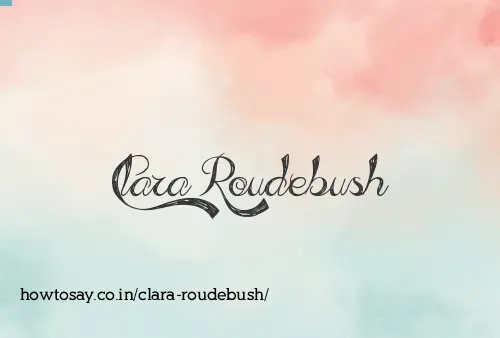Clara Roudebush