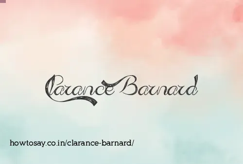 Clarance Barnard