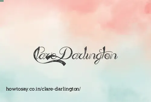 Clare Darlington