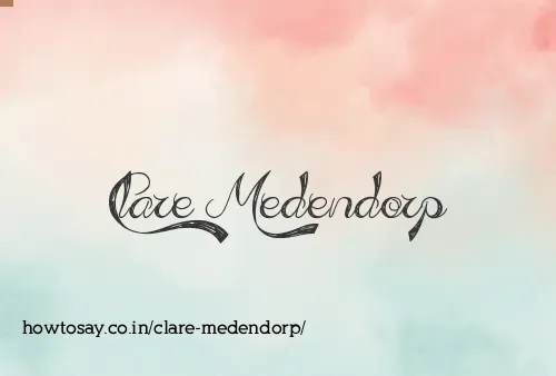 Clare Medendorp