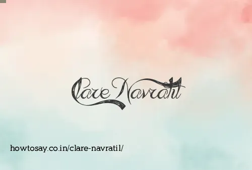 Clare Navratil