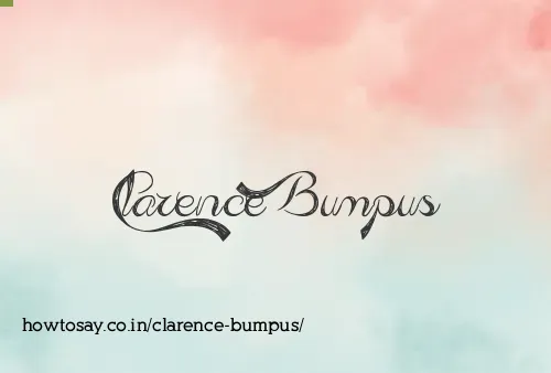 Clarence Bumpus
