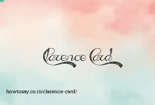 Clarence Card