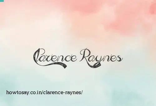 Clarence Raynes