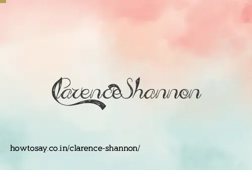 Clarence Shannon