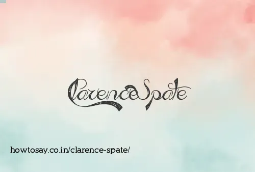 Clarence Spate