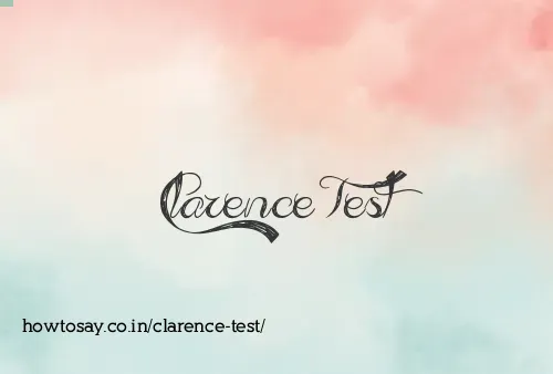Clarence Test