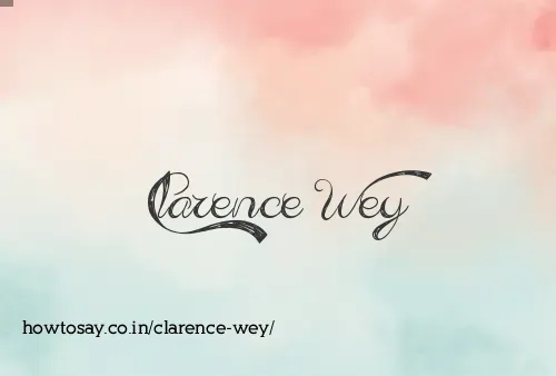 Clarence Wey