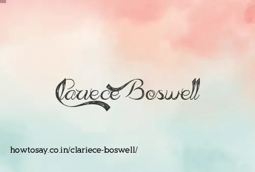 Clariece Boswell