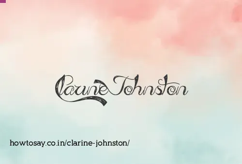 Clarine Johnston