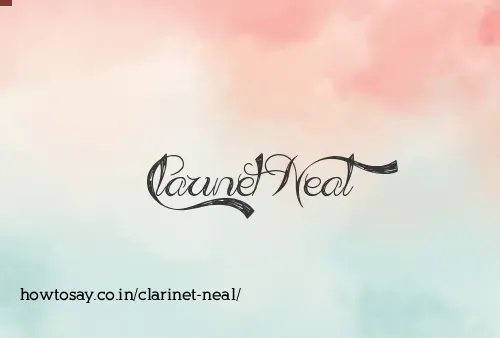 Clarinet Neal