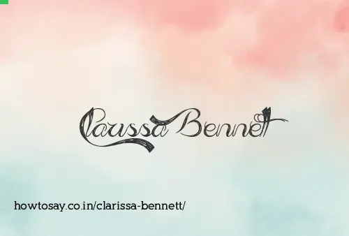 Clarissa Bennett
