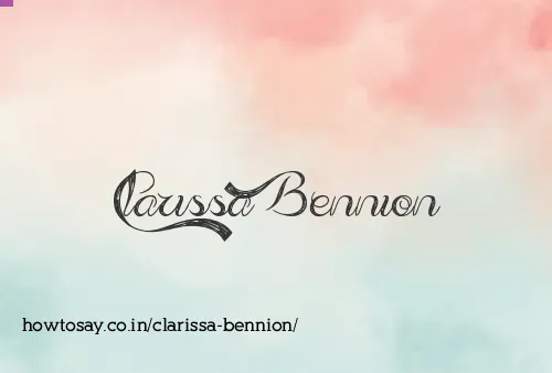 Clarissa Bennion