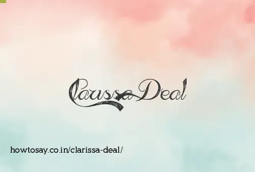 Clarissa Deal