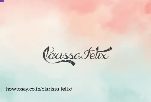 Clarissa Felix