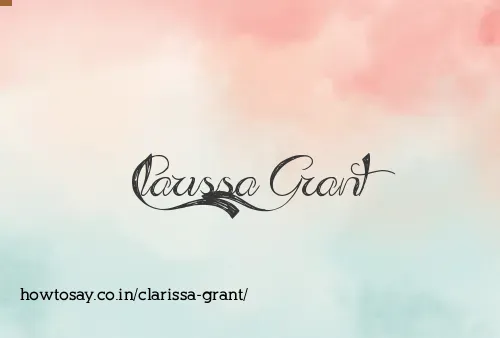 Clarissa Grant