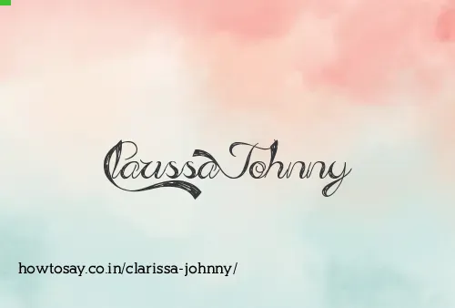 Clarissa Johnny