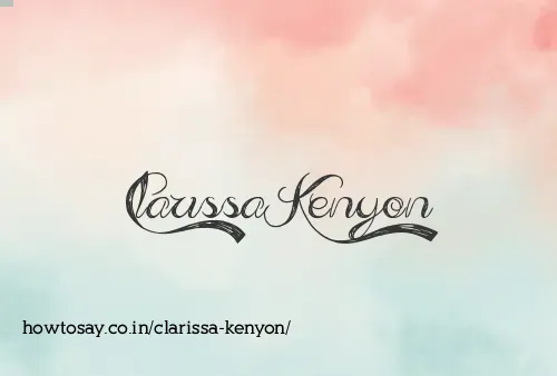 Clarissa Kenyon