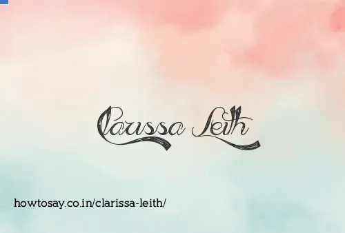 Clarissa Leith