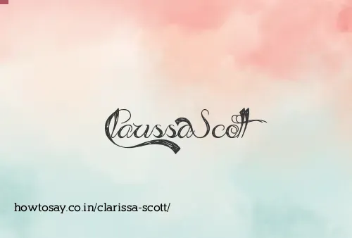Clarissa Scott