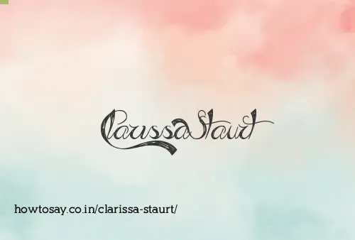 Clarissa Staurt