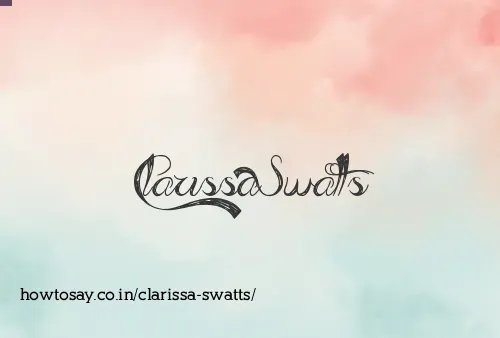 Clarissa Swatts