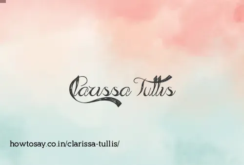 Clarissa Tullis