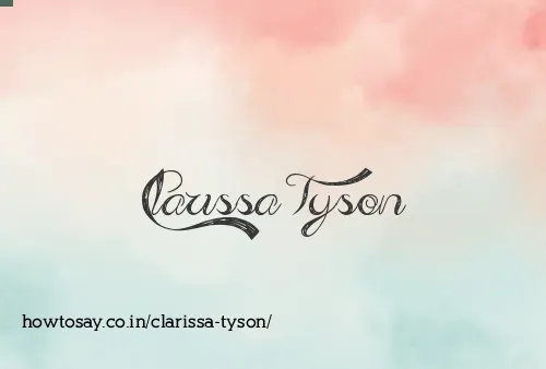 Clarissa Tyson