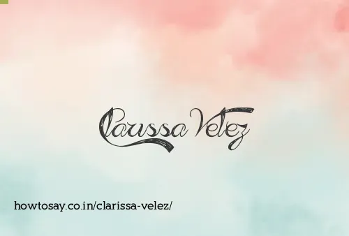Clarissa Velez