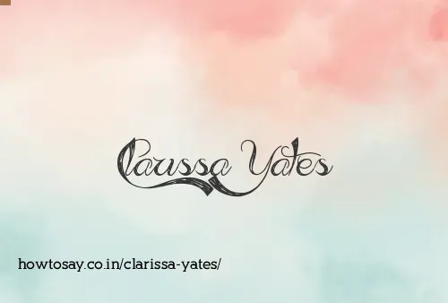 Clarissa Yates