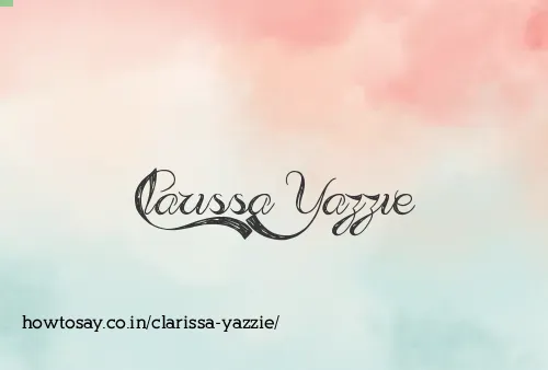 Clarissa Yazzie