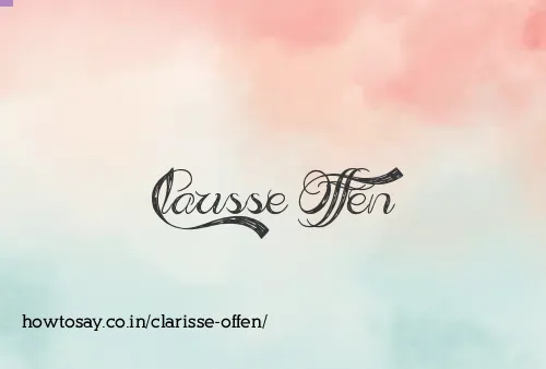 Clarisse Offen