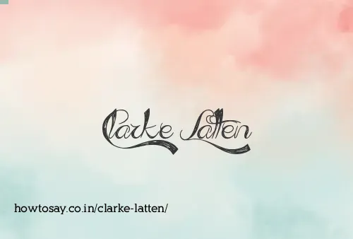 Clarke Latten