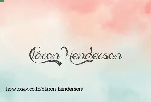 Claron Henderson