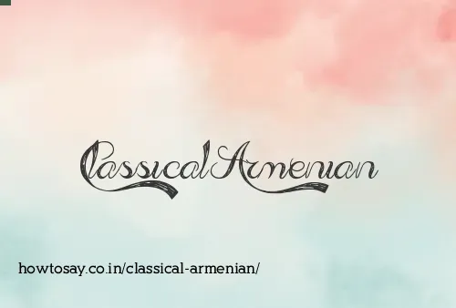 Classical Armenian