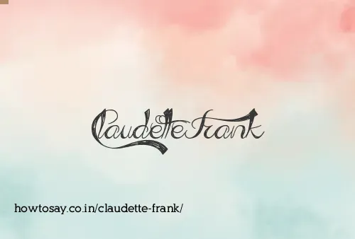 Claudette Frank