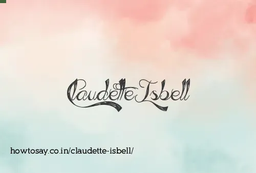 Claudette Isbell