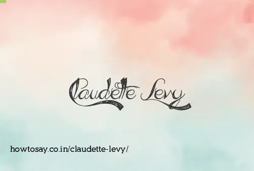 Claudette Levy