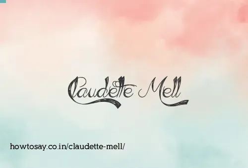 Claudette Mell
