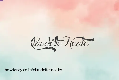 Claudette Neale