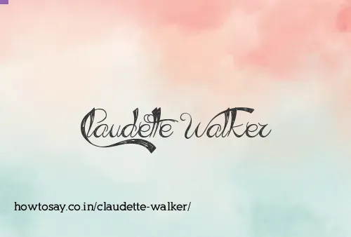 Claudette Walker