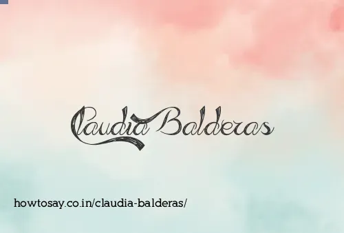 Claudia Balderas