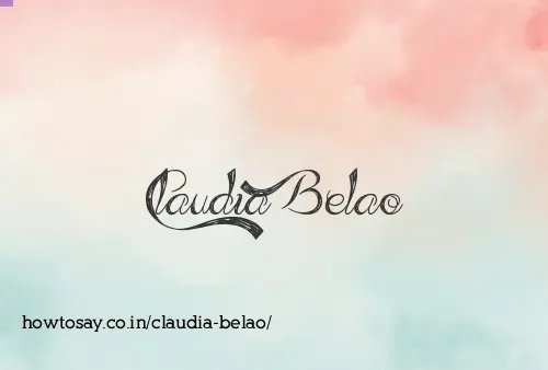 Claudia Belao