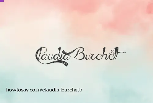 Claudia Burchett