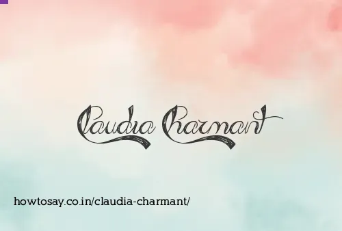 Claudia Charmant