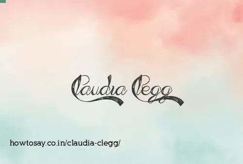 Claudia Clegg