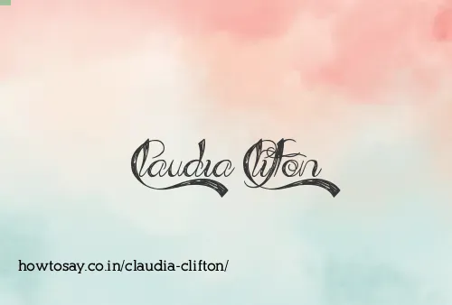 Claudia Clifton
