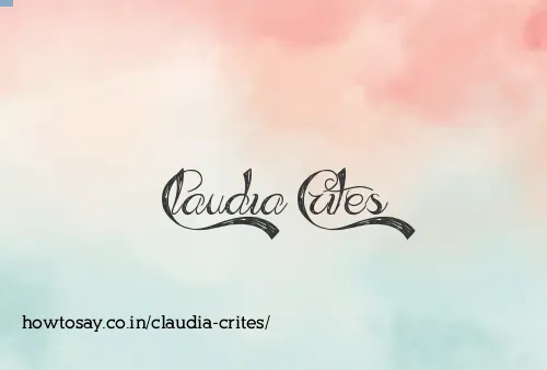 Claudia Crites