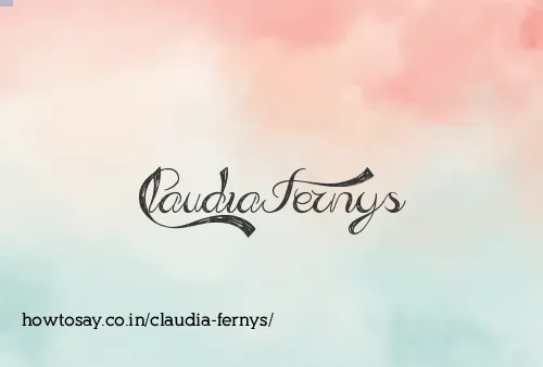 Claudia Fernys